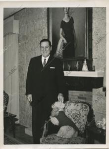 Perón, en su casa de Madrid